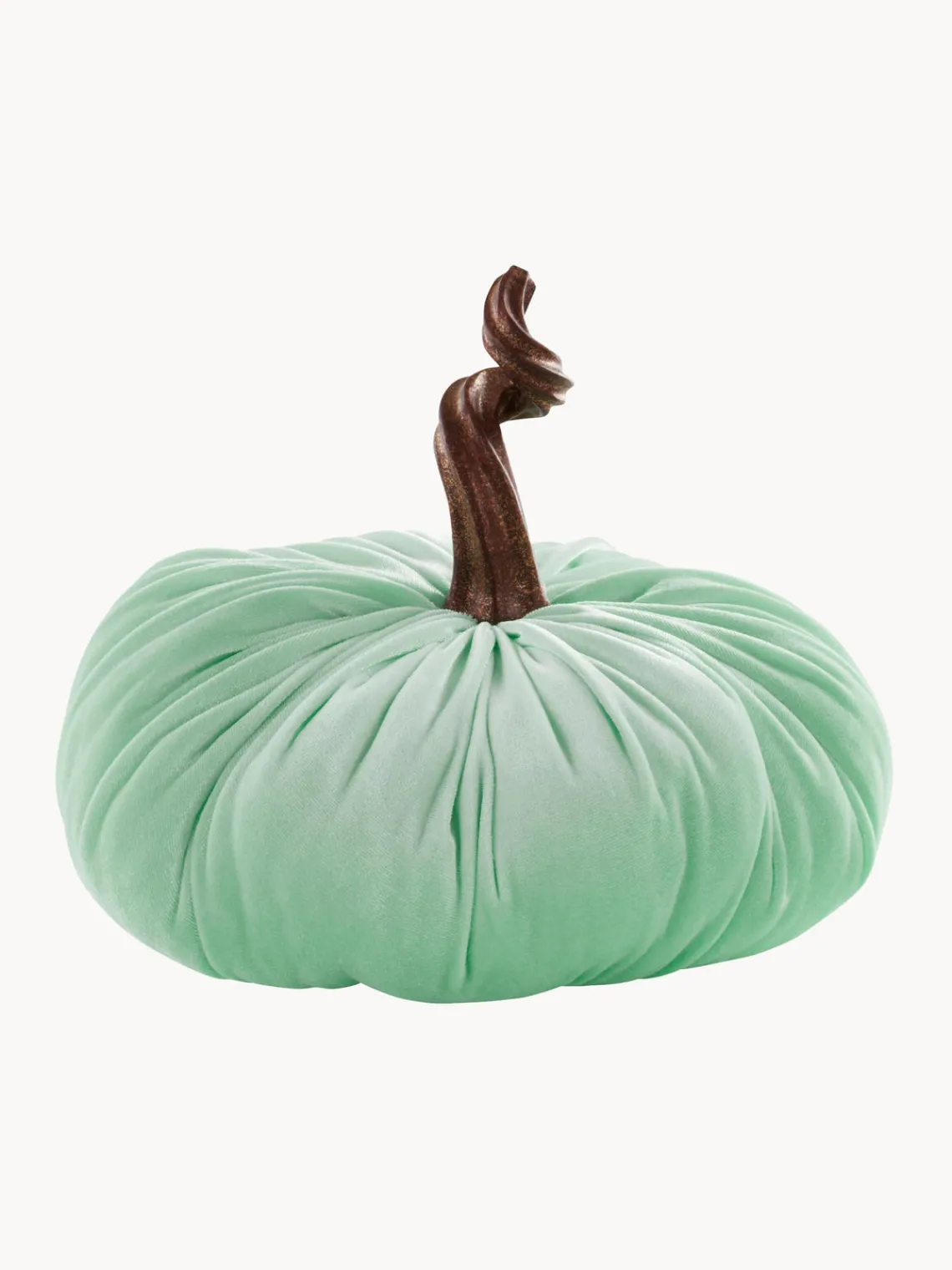 Discount Jotex Citrouille décorative Pumpis, Ø 22 cm Vert menthe, brun