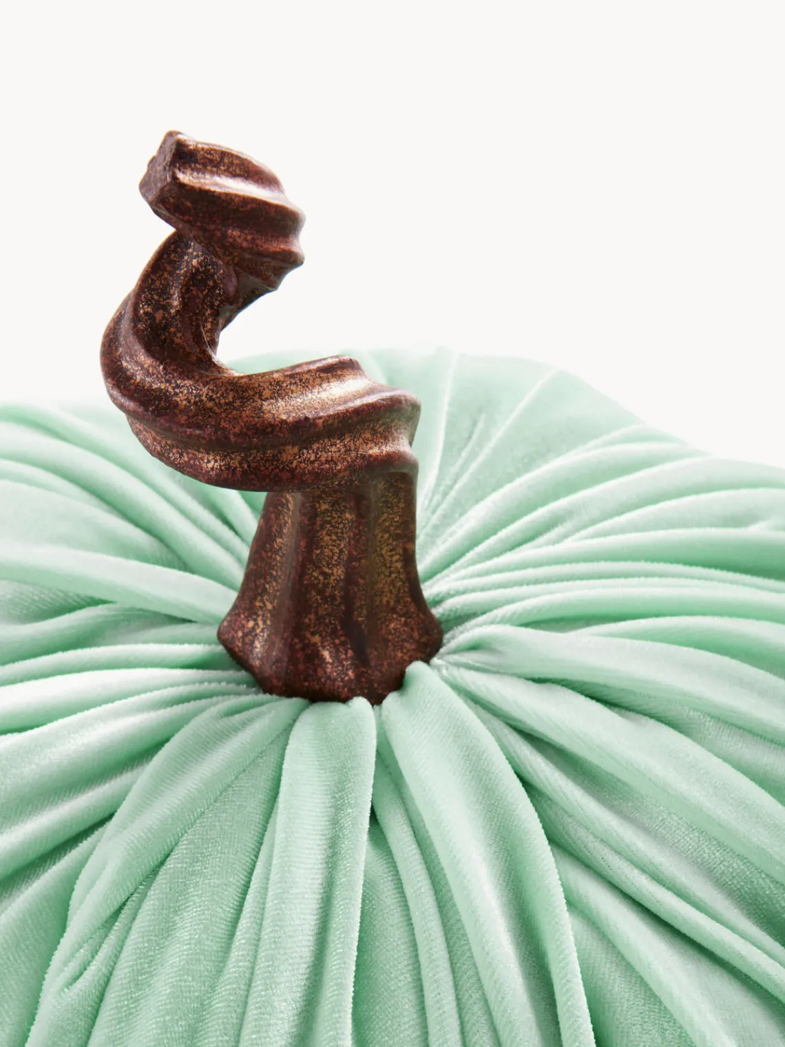 Discount Jotex Citrouille décorative Pumpis, Ø 22 cm Vert menthe, brun