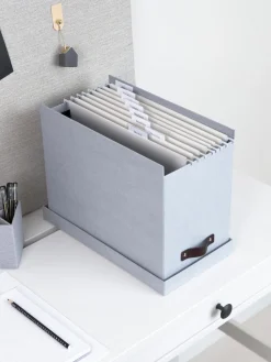 Outlet Bigso Box of Sweden Classeur à dossiers suspendus Johan Gris clair
