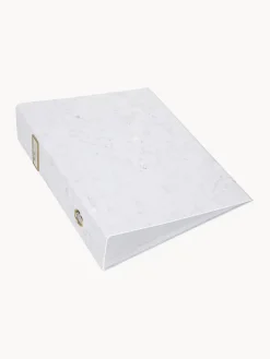 Fashion Bigso Box of Sweden Classeur pour documents Archie Blanc, marbré