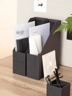 Discount Bigso Box of Sweden Classeurs Viola, 2 pièces Anthracite