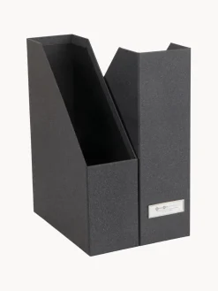 Discount Bigso Box of Sweden Classeurs Viola, 2 pièces Anthracite