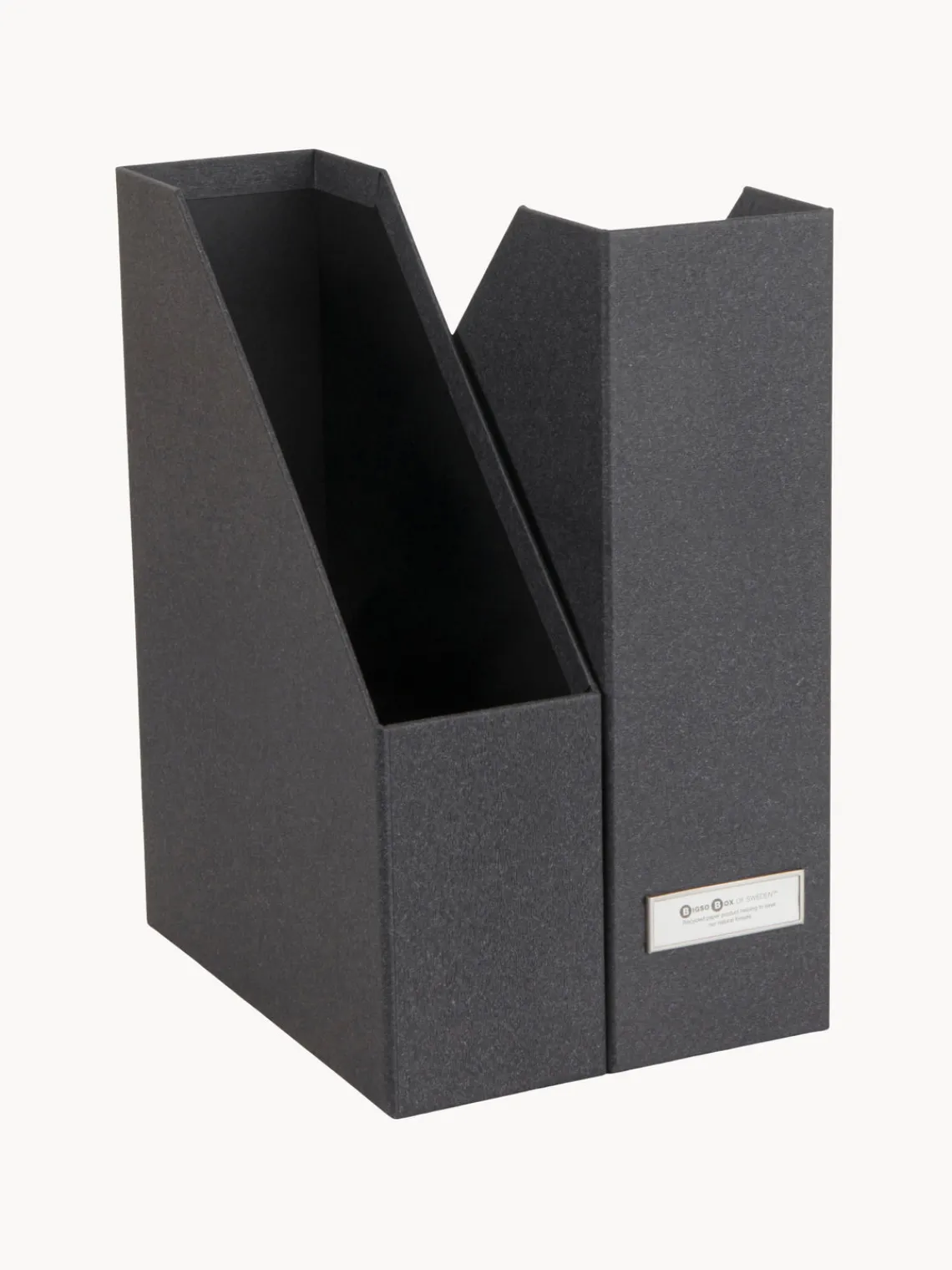 Discount Bigso Box of Sweden Classeurs Viola, 2 pièces Anthracite