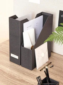 Discount Bigso Box of Sweden Classeurs Viola, 2 pièces Anthracite