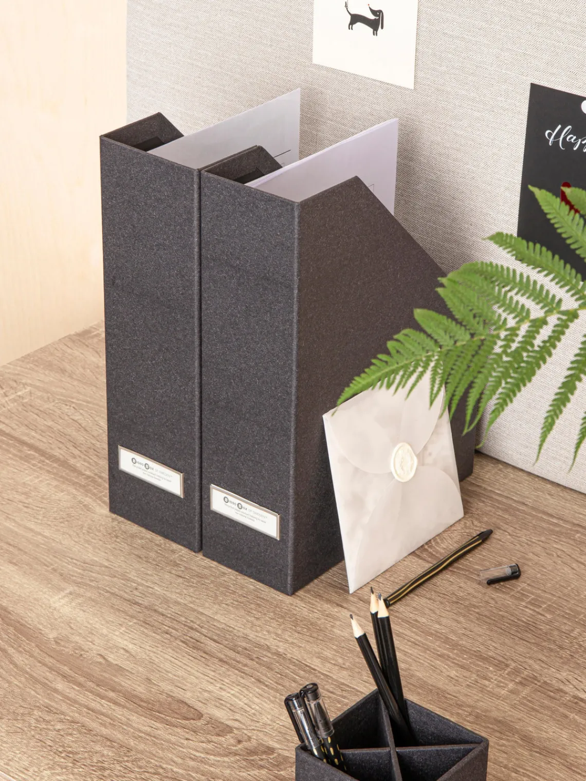 Discount Bigso Box of Sweden Classeurs Viola, 2 pièces Anthracite