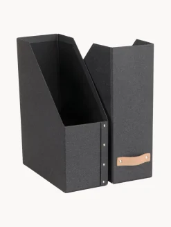 Fashion Bigso Box of Sweden Classeurs William, 2 pièces Anthracite