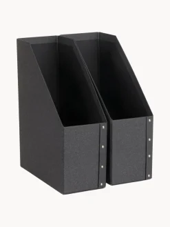 Fashion Bigso Box of Sweden Classeurs William, 2 pièces Anthracite
