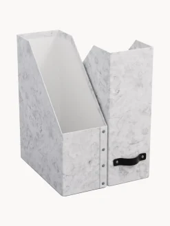 Sale Bigso Box of Sweden Classeurs William, 2 pièces Blanc, marbré