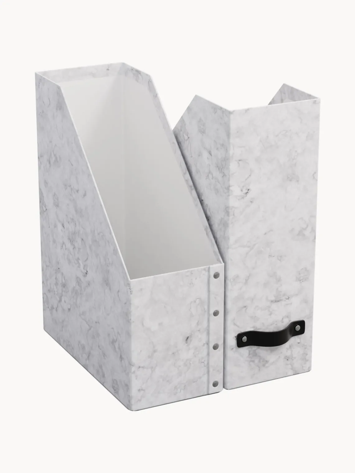Sale Bigso Box of Sweden Classeurs William, 2 pièces Blanc, marbré