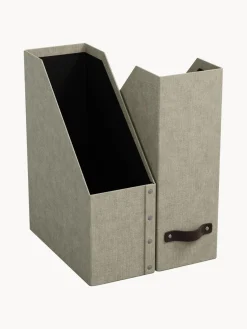 Best Bigso Box of Sweden Classeurs William, 2 pièces Grège