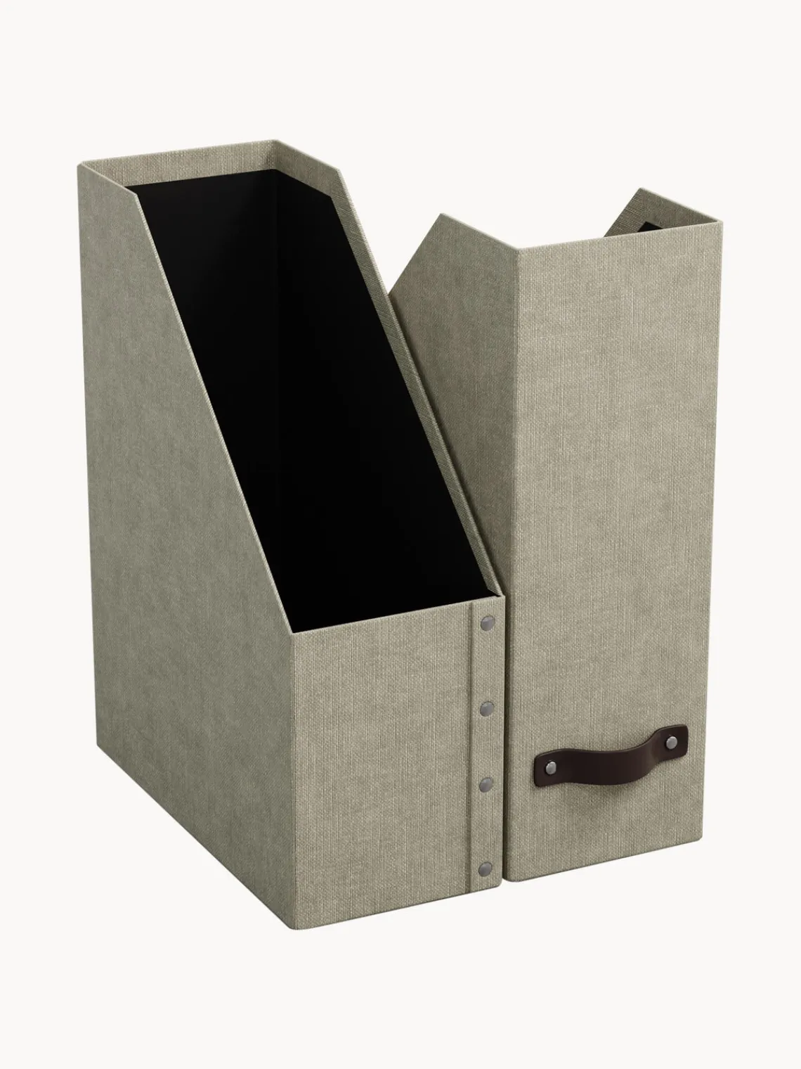 Best Bigso Box of Sweden Classeurs William, 2 pièces Grège