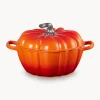 Hot LE CREUSET Cocotte Citrouille en fonte émaillée Signature Pumpkin