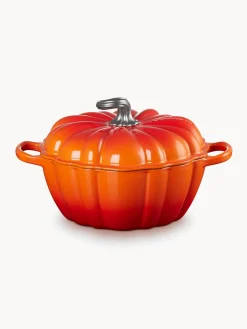 Hot LE CREUSET Cocotte Citrouille en fonte émaillée Signature Pumpkin