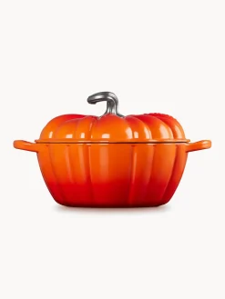Hot LE CREUSET Cocotte Citrouille en fonte émaillée Signature Pumpkin