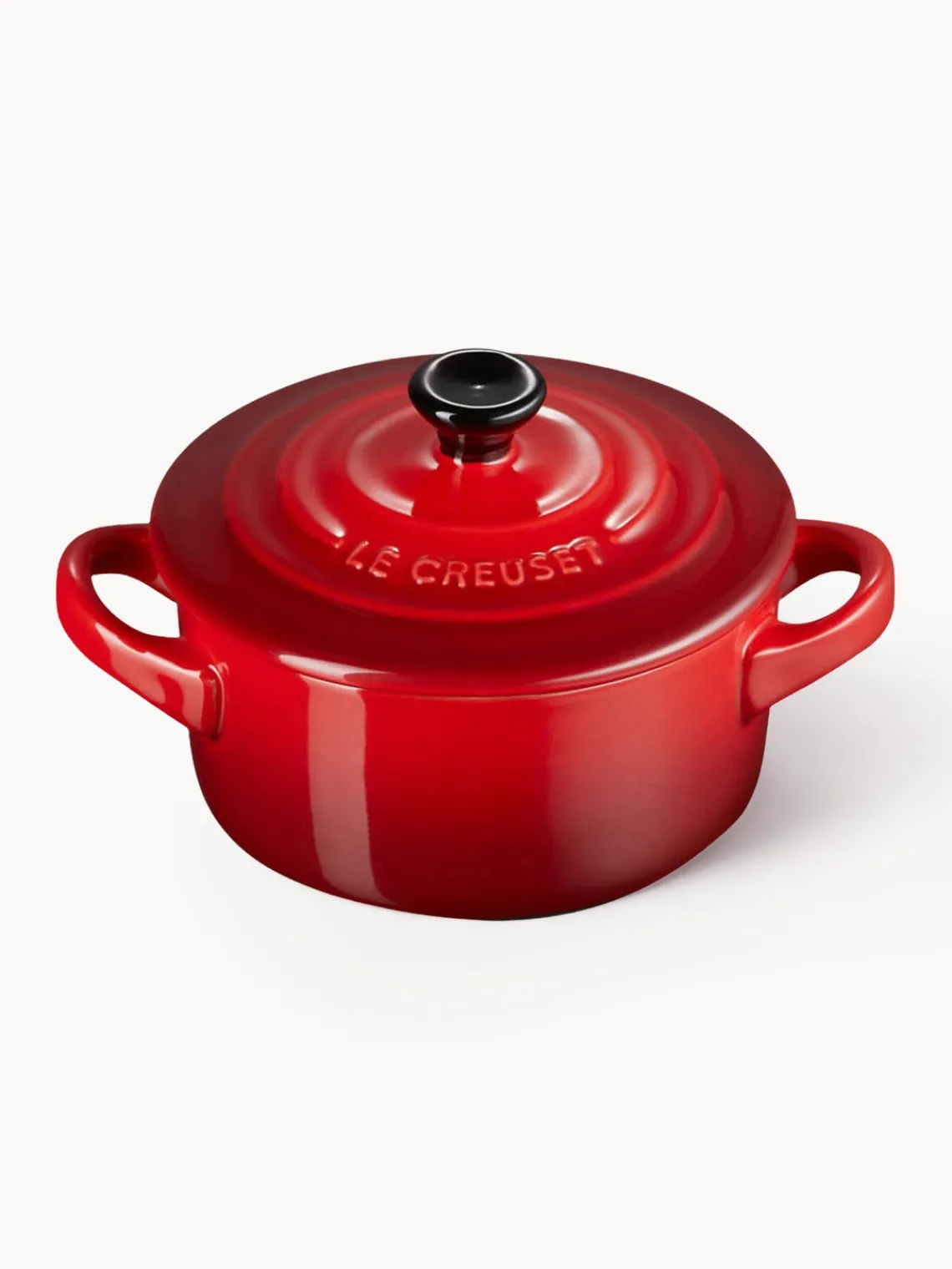 Hot LE CREUSET Cocotte en céramique Mini Tons rouges, noir