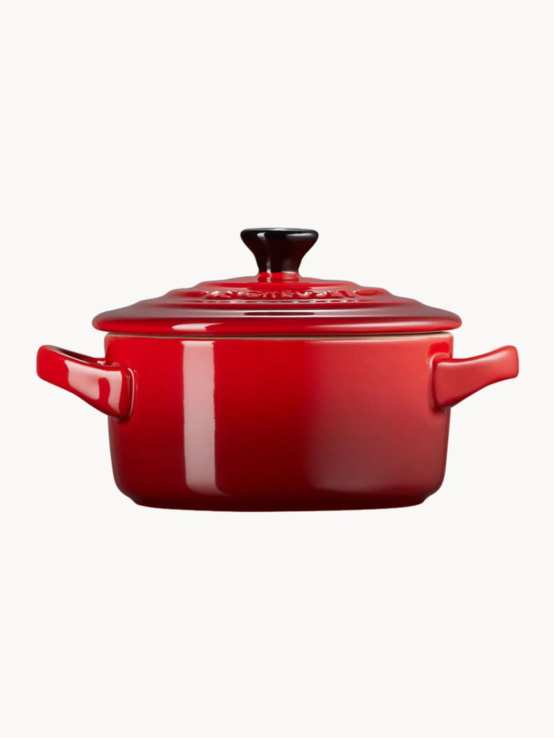 Hot LE CREUSET Cocotte en céramique Mini Tons rouges, noir