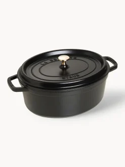 Outlet Staub Cocotte ovale en fonte La Cocotte Noir, doré