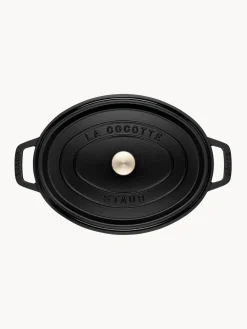 Outlet Staub Cocotte ovale en fonte La Cocotte Noir, doré