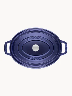 Discount Staub Cocotte ovale en fonte La Cocotte Bleu roi, argenté