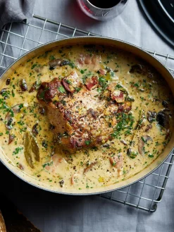 Sale LE CREUSET Cocotte ovale en fonte émaillée Signature Collection Noir, argenté