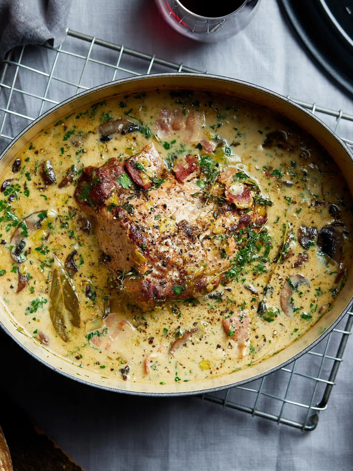 Sale LE CREUSET Cocotte ovale en fonte émaillée Signature Collection Noir, argenté