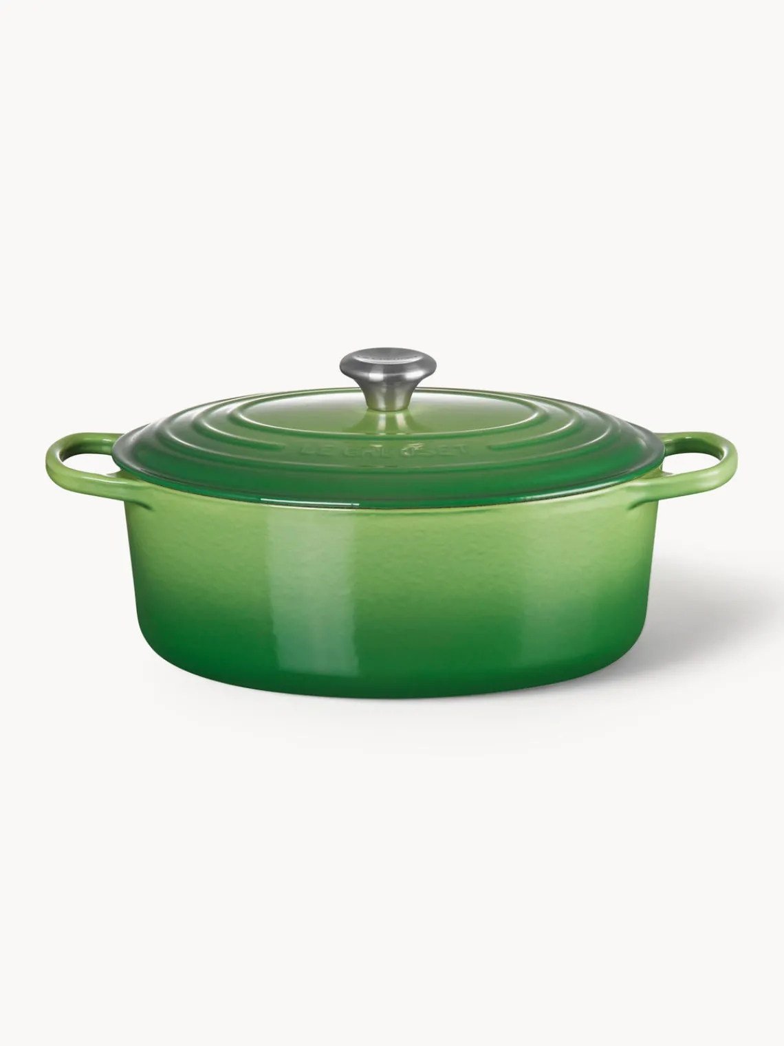 Outlet LE CREUSET Cocotte ovale en fonte émaillée Signature Collection Tons verts
