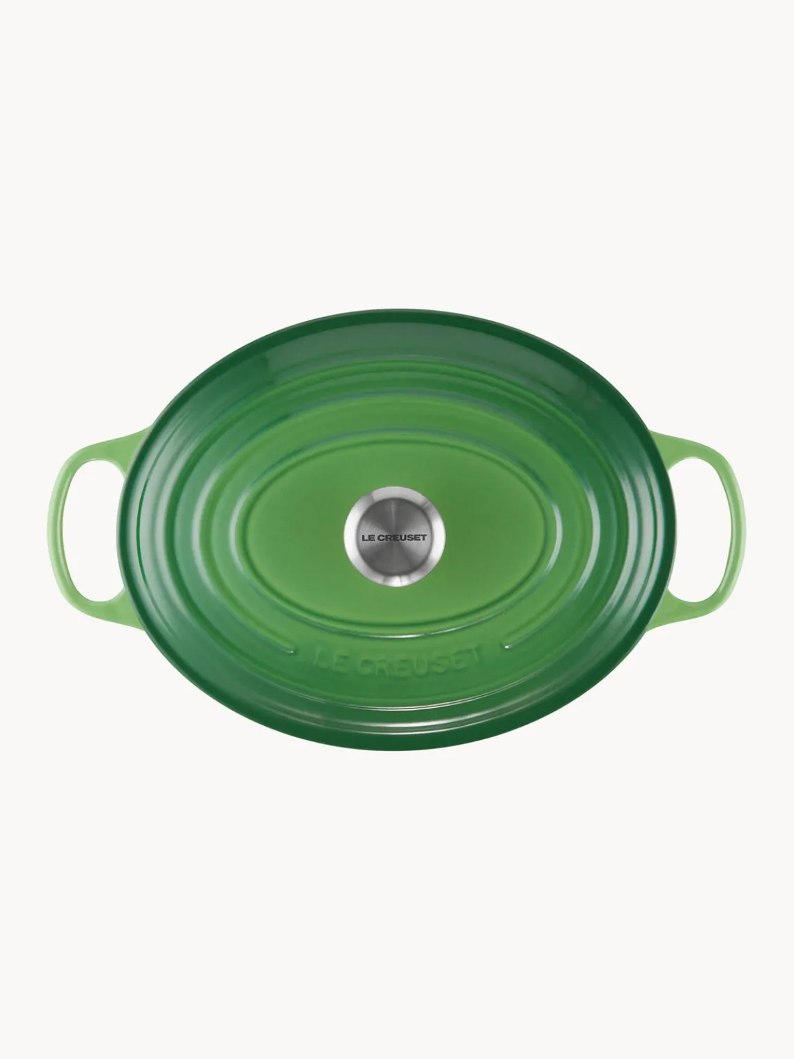 Outlet LE CREUSET Cocotte ovale en fonte émaillée Signature Collection Tons verts