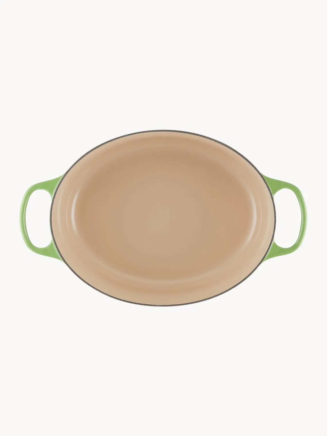 Outlet LE CREUSET Cocotte ovale en fonte émaillée Signature Collection Tons verts