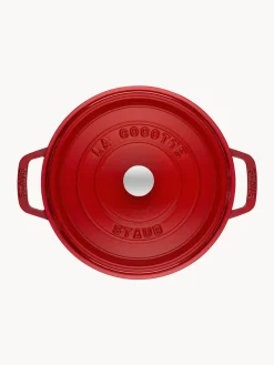 Outlet Staub Cocotte ronde en fonte La Cocotte Rouge, argenté