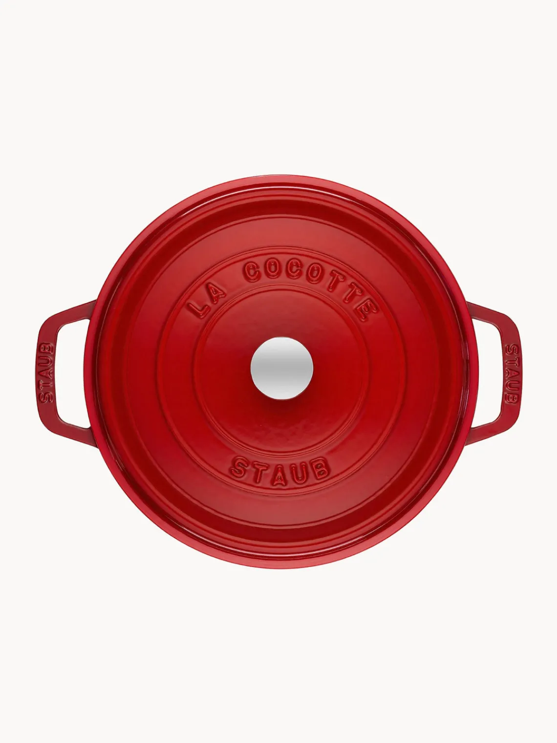 Outlet Staub Cocotte ronde en fonte La Cocotte Rouge, argenté