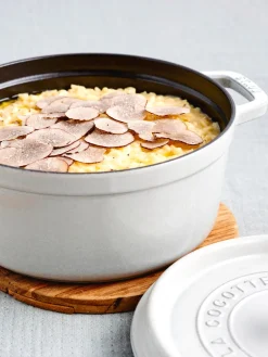 Online Staub Cocotte ronde en fonte La Cocotte Gris clair, haute brillance