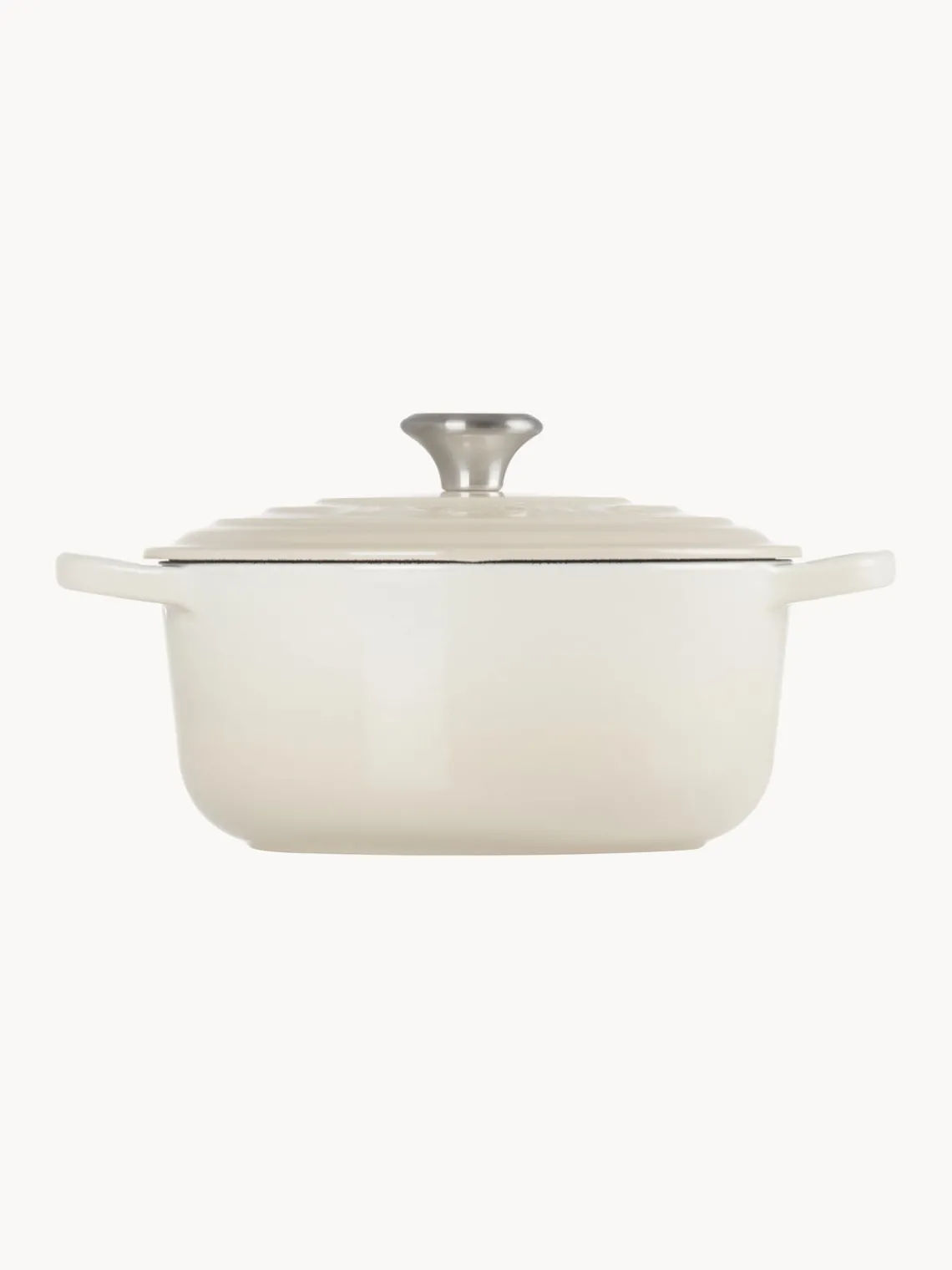 Hot LE CREUSET Cocotte ronde en fonte émaillée Signature Collection Tons blanc cassé