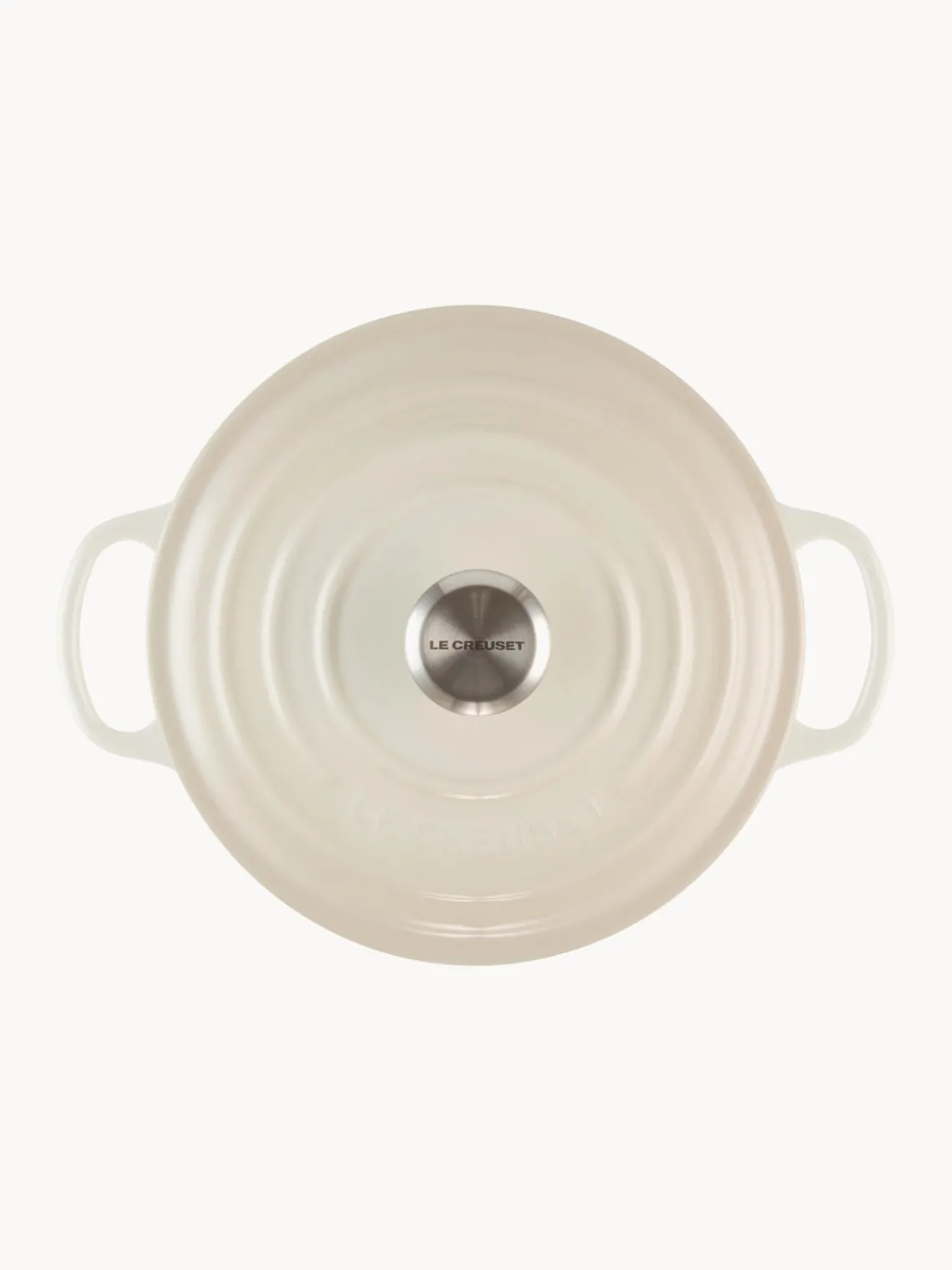 Hot LE CREUSET Cocotte ronde en fonte émaillée Signature Collection Tons blanc cassé