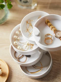 Sale Yamazaki Coffret à bijoux avec couvercle en bois Tosca, 5 niveaux