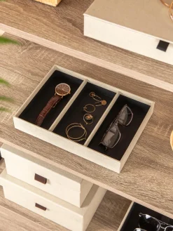 Discount Bigso Box of Sweden Coffret à bijoux Precious Beige clair
