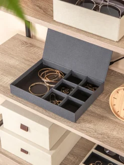 Hot Bigso Box of Sweden Coffret à bijoux Precious Anthracite