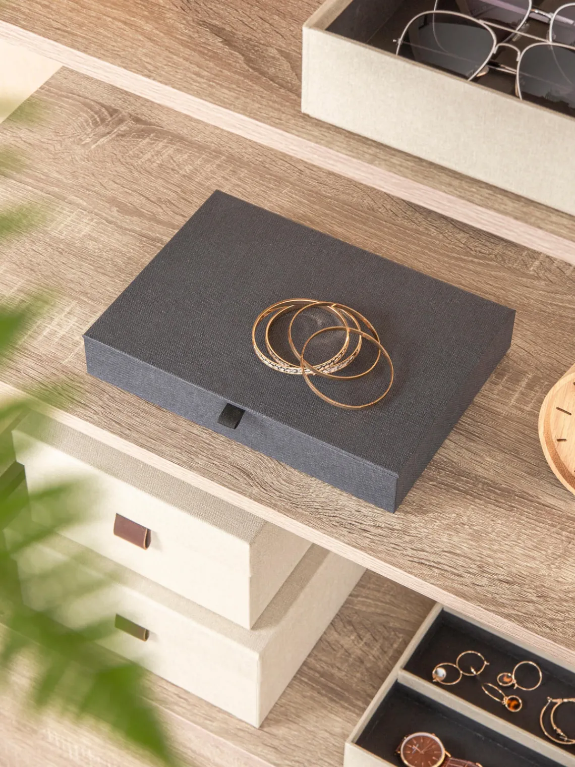 Hot Bigso Box of Sweden Coffret à bijoux Precious Anthracite