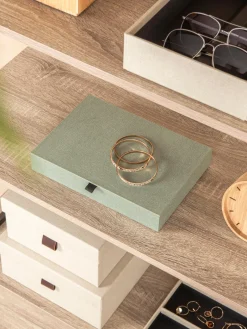 Fashion Bigso Box of Sweden Coffret à bijoux Precious Vert sauge