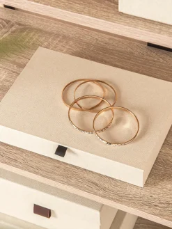 New Bigso Box of Sweden Coffret à bijoux Precious Beige clair
