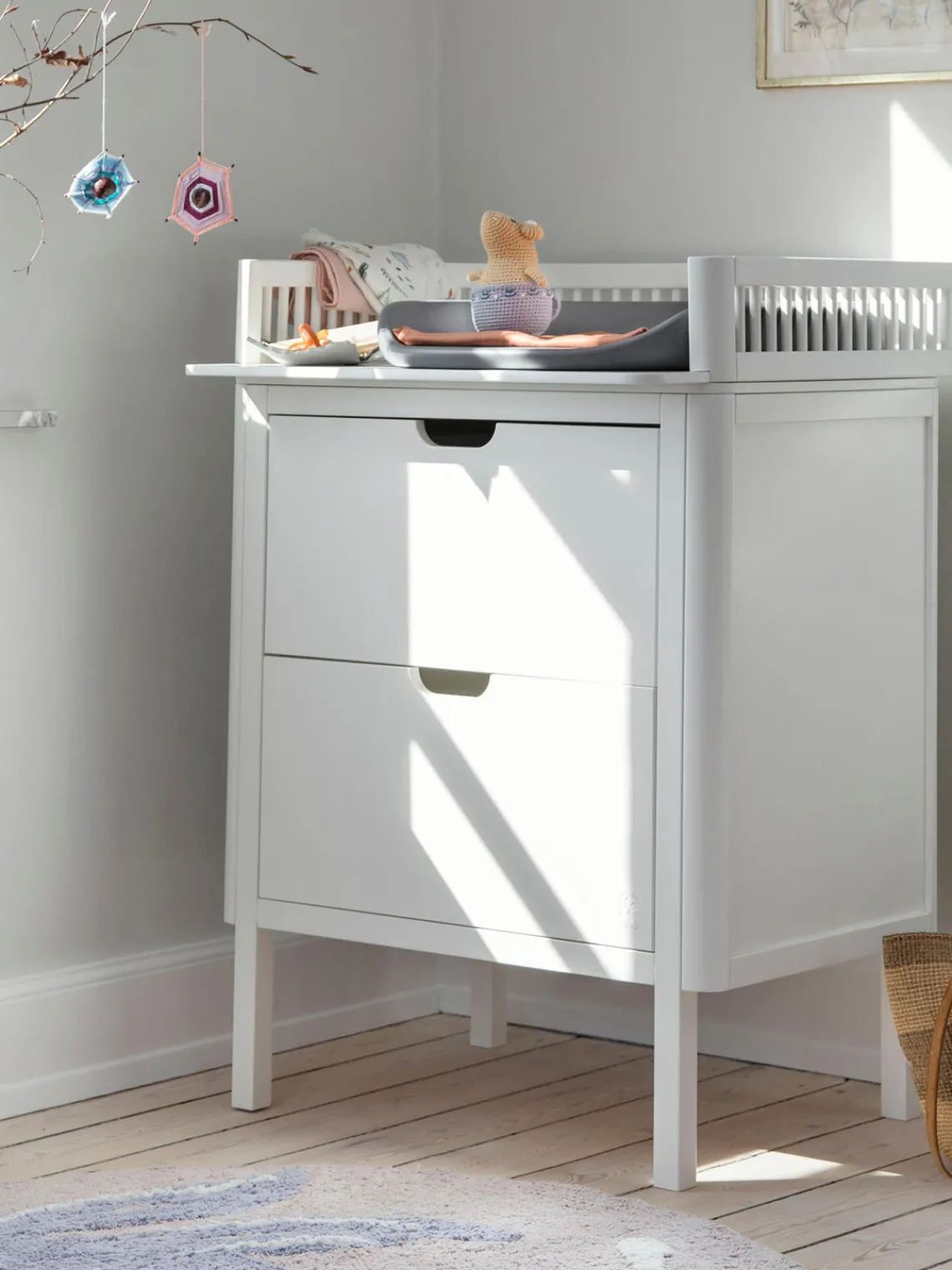 Discount Sebra Commode à langer en bois Blanc