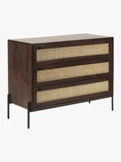 Fashion Westwing Collection Commode avec cannage Vienna Manguier