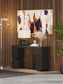 Best Kare Design Console artisanale en bois Curve