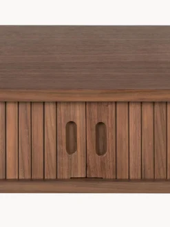 New Zuiver Console en bois cannelé avec rangement Barbier Noyer