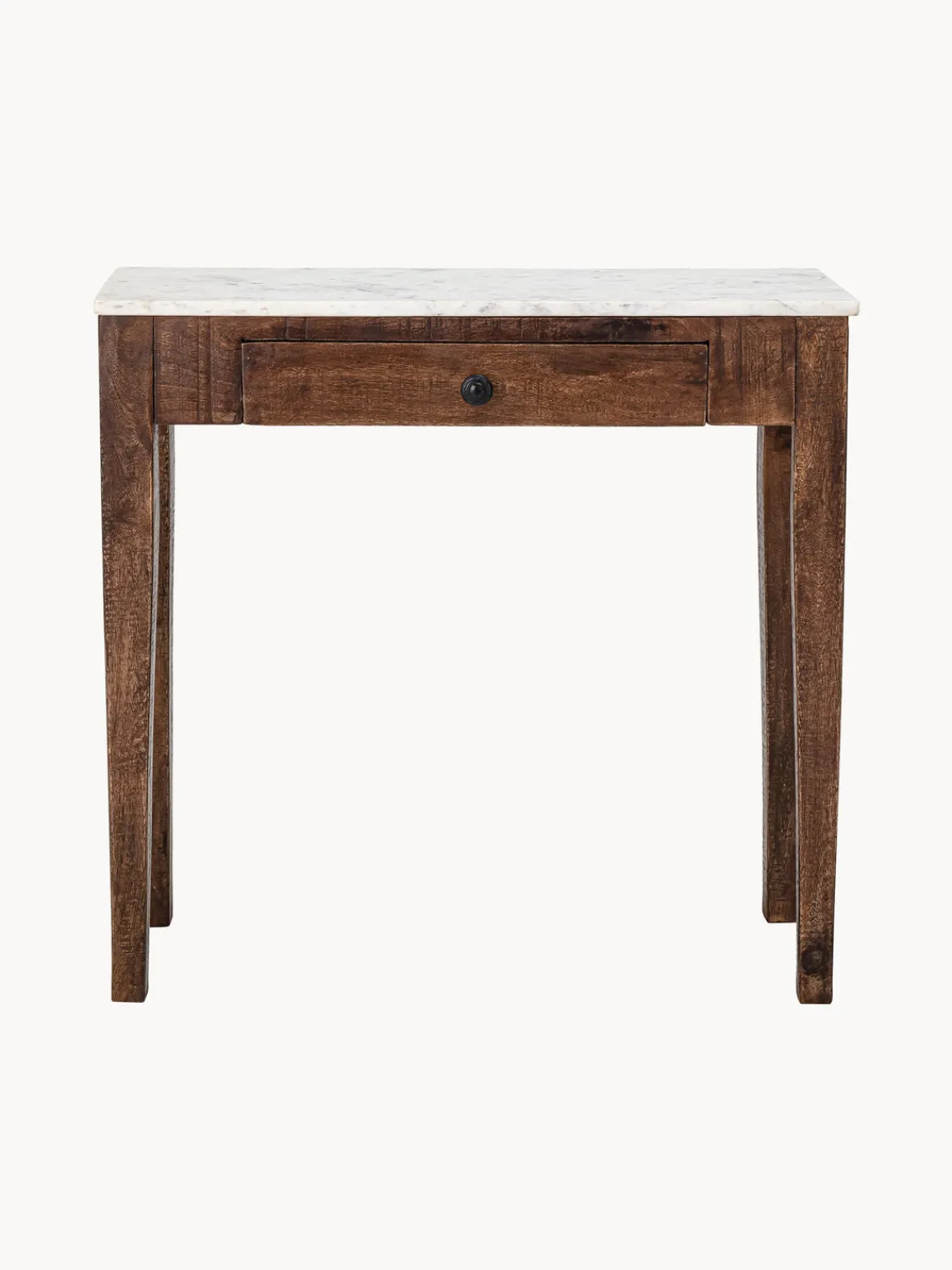 Sale Bloomingville Console en manguier avec plateau en marbre Hauge