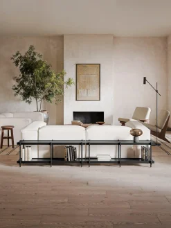 Best Westwing Collection Console en métal Lana Noir