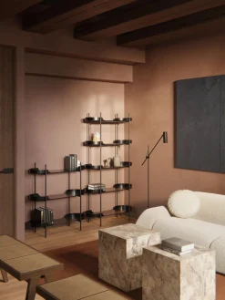 Best Westwing Collection Console en métal Taru Noir, mat