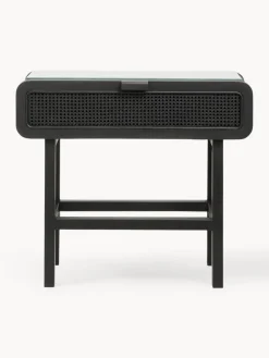New Nordal Console en teck avec tressage en rotin Merge