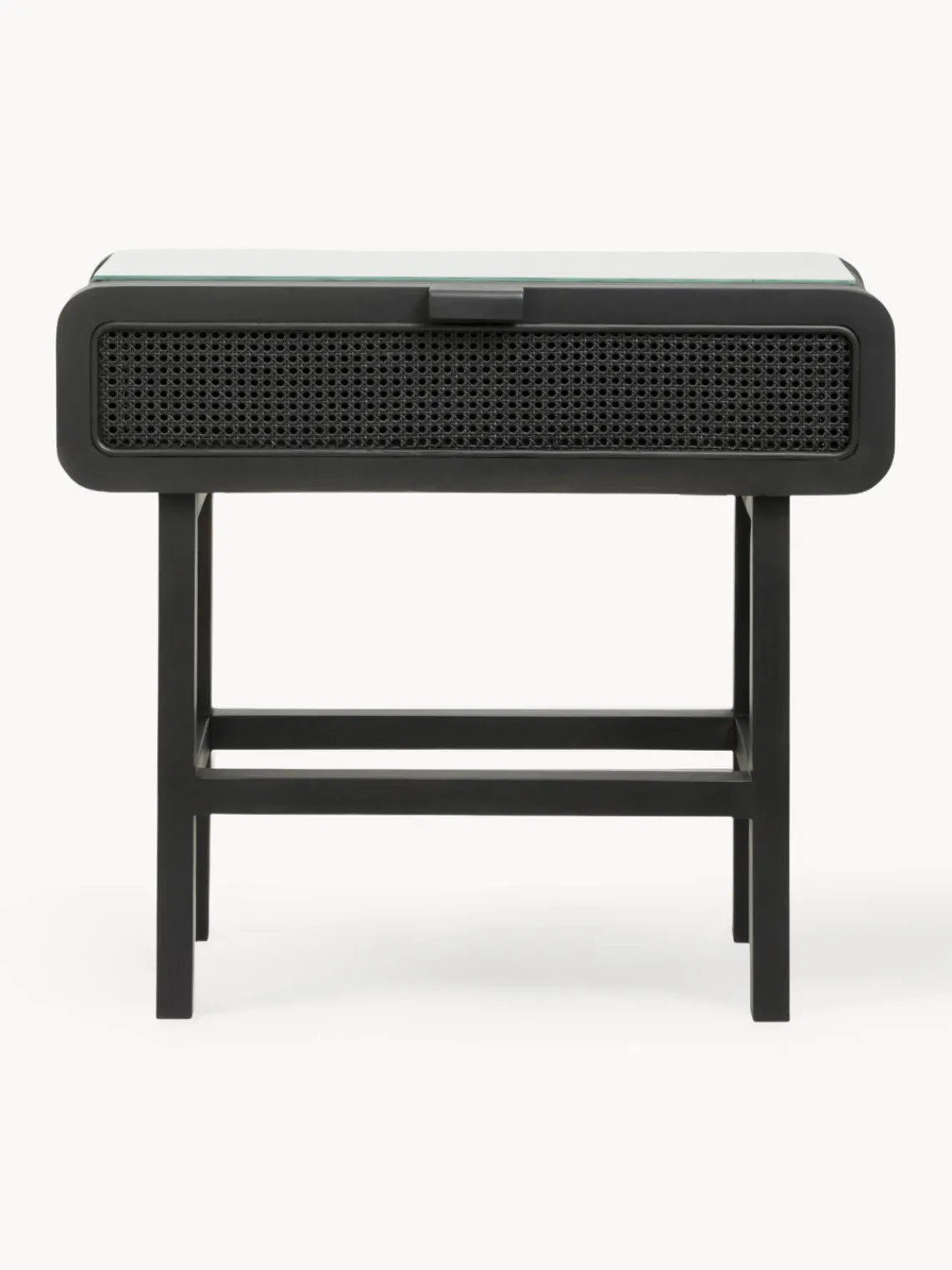 New Nordal Console en teck avec tressage en rotin Merge