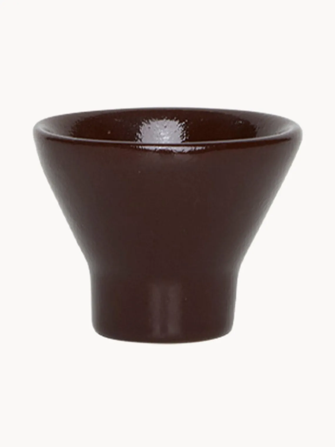 Outlet Oyoy Living Design Coquetiers faits à la main Yuka, 2 pièces Brun