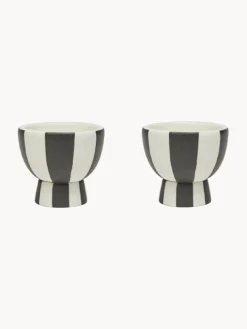 Online Oyoy Living Design Coquetiers faits à la main Toppu, 2 pièces Blanc, noir